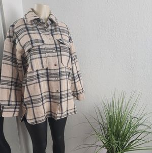 Women flannel jacket